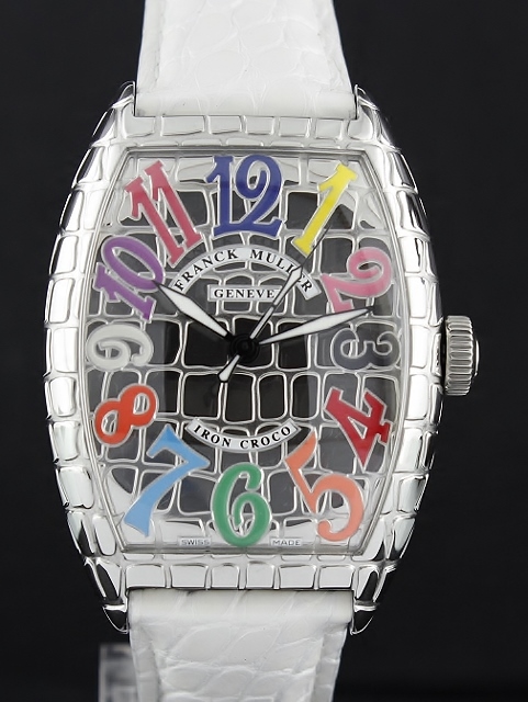 (image for) UNWORN FRANCK MULLER STAINLESS STEEL IRON CROCO / 8880 SC IRO CRO COL DRM